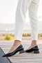 Women's Heeled Shoes BLACK CROCO - 3