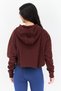 Women Sportswear Fit Long Sleeve Outdoor Hoodies, Brown - 4