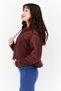Women Sportswear Fit Long Sleeve Outdoor Hoodies, Brown - 3