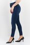Women Skinny Fit High Waist Wash Stretchable Denim, Navy Blue - 4