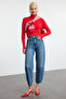 Mavi Yüksek Bel Baggy Jeans TWOSS23JE00295