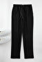 Black Regular/Normal Cut Textured Sweatpants with Detailed Stitching Tmnaw25Ea00000 - 6