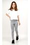 Girl's Long Tights Lycra Cotton Gray - 3