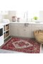 Atlas Collection Burgundy Themed Traditional Motif Patterned Vintage Decorative Carpet 02 - 3