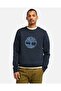 سويت شيرت رجالي من Kennebec River Tree Logo Crew باللون الرمادي الداكن