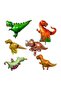 Dinosaur Animals Foil Balloon Set (35 cm) 6 Pieces