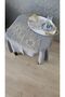 Set of 6 Coffee Side Stylish Presentation Napkins with Tulle Guipure - 3
