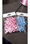 50 Pieces Pink Tiny 3.5X 4 cm Ribbon Bow Gift Ornament - 3