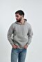3 Thread Men's Side Pocket Hooded Sweat Puff Soft Fabric