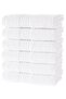 Tomurcuk 100% Cotton Set of 6 Kitchen Towels |   30X50Cm |   White - 2