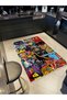 Atlas Collection Surrealist Design Retro Line Character Figures Patterned Modern Decorative Carpet 29