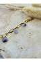 Natural Stone Bracelet with Steel Chain - 2