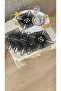 Set of 6 Coffee Side Stylish Presentation Napkins with Tulle Guipure - 2