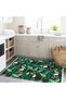 Atlas Collection Green Themed Toucan Bird and Leaves Patterned Modern Decorative Carpet 26 - 3