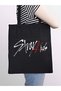 Stray Kids Skzoo Design, Black, Canvas Tote Bag, Cloth Bag, Canvas Bag, Korean Bag, Kpop Bag - 3