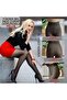 Imported Plush Inside Black Thin Socks Look Thermal Plush Panty Socks