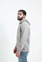 3 Thread Men's Side Pocket Hooded Sweat Puff Soft Fabric - 5