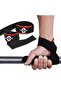 Weight Lifting Wrist Support (Black/Red, Free Size - Adjustable with Velcro)