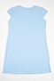 Simala Women's Blue Angel Kiss Short Sleeve Combed Cotton Tunic - 2