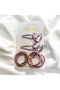 Girl baby child 10-piece hair clip set, snap elastic hair clip, glittery heart. - 3