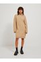 Women's Knitted Dress 12248965 Jxariella Roll Neck Sweater Dress Knit - 4