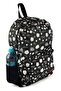 Daisy Patterned Digital Printed Unisex Daily Use and School Backpack - 4