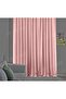 Powder Pink Blackout Curtain, Blackout Light-Proof Curtain, No-Pleat Installation (Single Panel Background Curtain) - 2