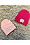 Pack of 2 Flexible Labeled Ribbed Beret