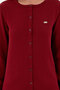 Women's Claret Red Basic Knitwear Cardigan 50288996 -Vr014 - 6