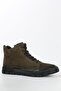 Genuine Leather Men's Boots Khaki - 2