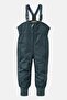 Toddlers Boy Solid Thermal Rain Pants, Slate Blue - 2