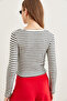 Women's White Gold Button Detail Bearded Premium Blouse Blz- 19002741 - 7