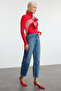 Mavi Yüksek Bel Baggy Jeans TWOSS23JE00295 - 2