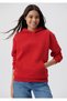 Hooded Red Basic Sweatshirt 167299-82054