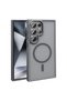 Samsung Galaxy S24 Ultra Compatible Case Magsafe Featured Camera Protruding Matte Surface Sio Cover