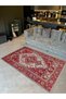Atlas Collection Burgundy Themed Traditional Motif Patterned Vintage Decorative Carpet 02 - 2