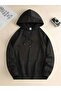 X Printed Unisex Oversize Hooded Cotton Sweatshirt - 3 Thread Winter Hoodie - 2