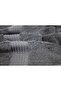 Tomurcuk 100% Cotton Set of 6 Bath and Hand Towels |   2 Pcs 70X140Cm and 4 Pcs 50X100Cm |   Anthracite - 3