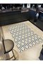 Atlas Collection Multicolored Geometric Patterned Modern Decorative Carpet 35