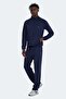 Orra in Men's Zippered Stand Collar Pocketed Navy Blue Tracksuit Set - 6