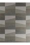 Atlas Collection Gray Themed Geometric Square Patterned Creative Modern Decorative Carpet 36 - 4