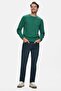 Suerte Green Crew Neck Rubber Standard Fit Men's Sweatshirt - 3