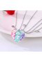 3-Color Magnet Heart Necklace Best Friend Best Friends Necklace for Girls,Birthday Gift