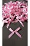 50 Pieces Pink Tiny 3.5X 4 cm Ribbon Bow Gift Ornament