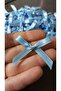 50 Pieces Pink Tiny 3.5X 4 cm Ribbon Bow Gift Ornament - 6