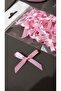 50 Pieces Pink Tiny 3.5X 4 cm Ribbon Bow Gift Ornament - 4