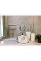Natural Marble White Premium 8-Piece Bathroom Set