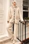 24116 Pocketed Cardigan Knitwear Set Stone Color - 4