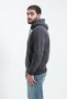 3 Thread Men's Hooded Kangaroo Pocket Sweat Soft Puff Fabric - 2