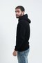 3 Thread Men's Hooded Kangaroo Pocket Sweat Soft Puff Fabric - 2